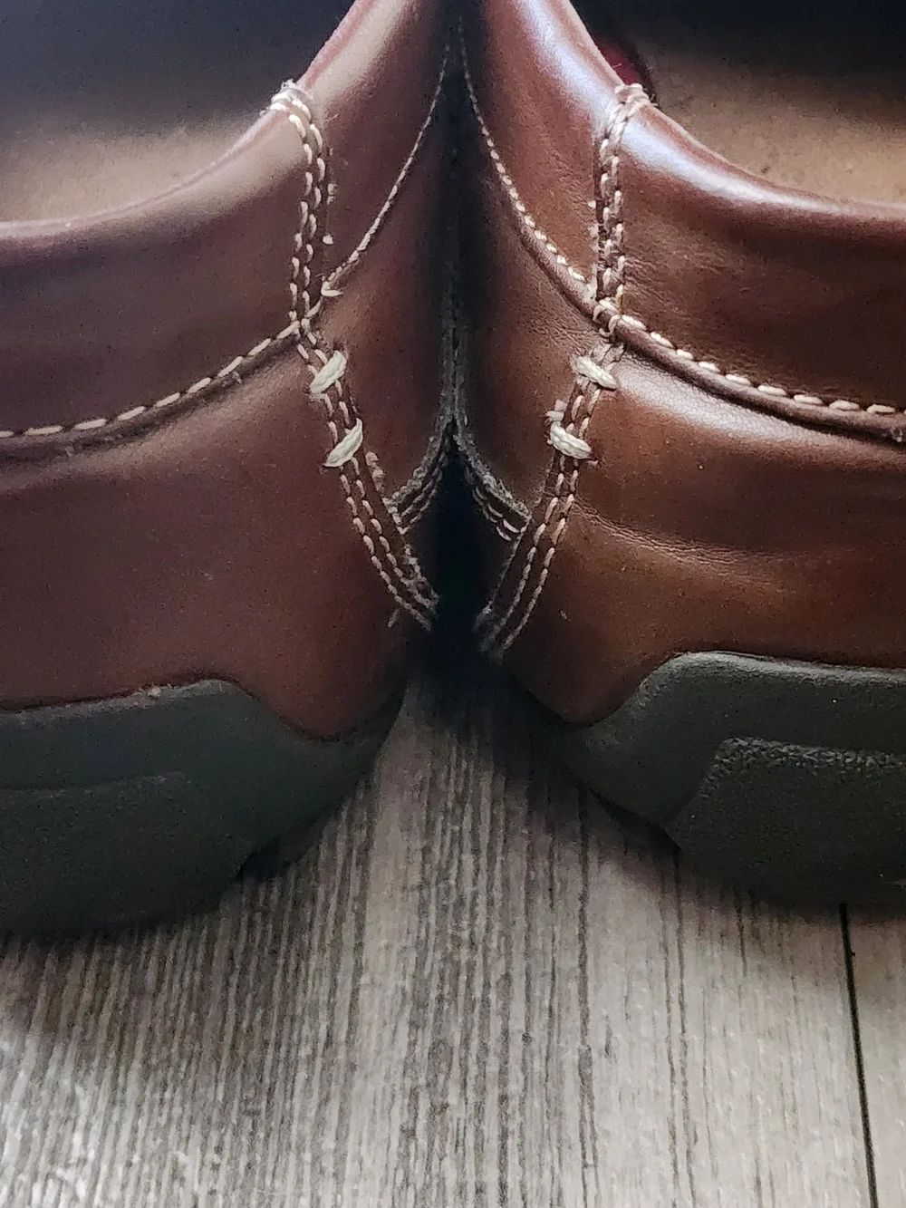 Tommy Hilfiger Men’s Brown Leather Slip-On Loafers